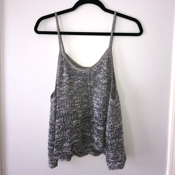 Melrose and Market Tops - Melrose and Market Scalloped Pointelle Tank Top